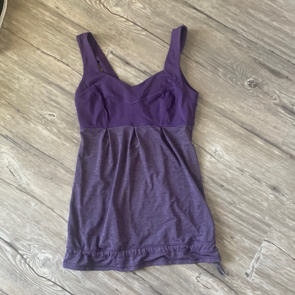 Lululemon Purple workout tank